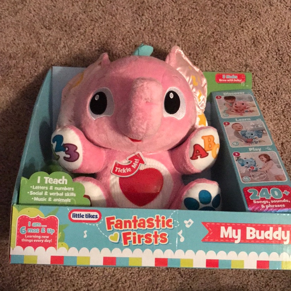 NIB - Little Tikes Fantastic Firsts My Buddy Pink